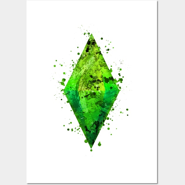 Sims (Colored) Wall Art by JonathonSummers